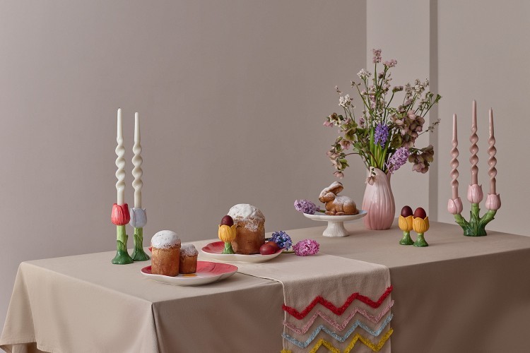 Дорожка на стол Такт из коллекции blossom, 45х150 см (80200)