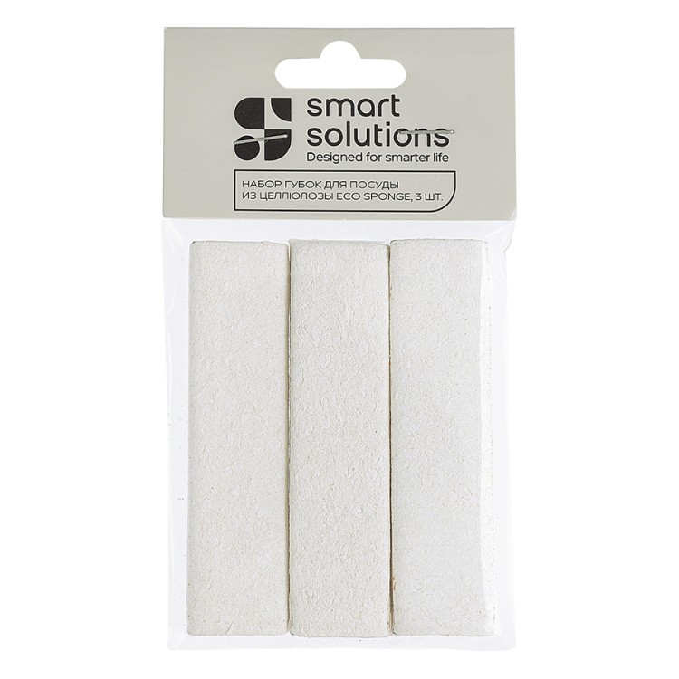 Набор губок для посуды из целлюлозы eco sponge, 3 шт. (77065) Набор губок для посуды из целлюлозы eco sponge, 3 шт. (77065)