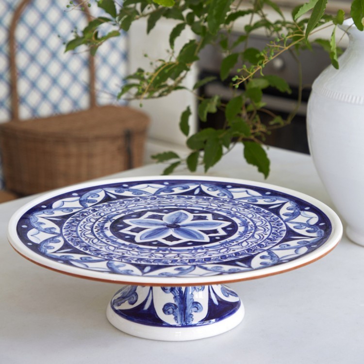Блюдо FP90-BW(CFL0627), 33,1 см, керамика, blue/white, CASAFINA BY COSTA NOVA
