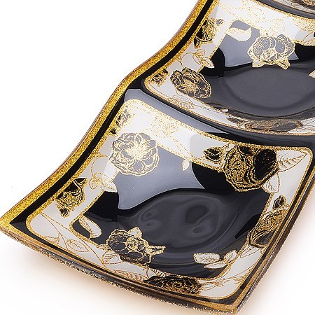 Менажница 38,5х13,5 см, 3 секции (261-1)