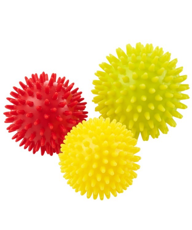 Мяч массажный GB-602 6 см, желтый (2103704)