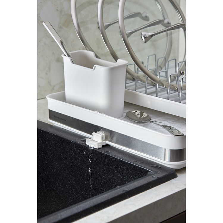 Сушилка для посуды atle раздвижная большая, белая (75754)