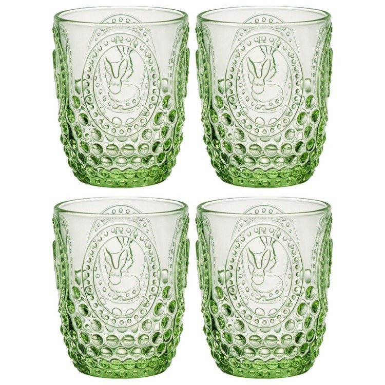 Набор стаканов для воды/сока "sunday" green 4шт/280 мл Lefard (355-441)