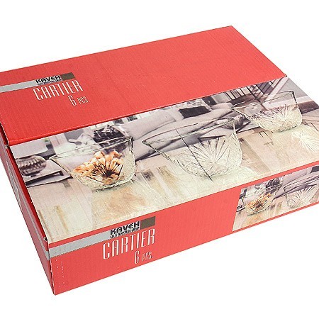 Набор салатников CARTIER из 6 шт., диам. 10 СМ (7266)