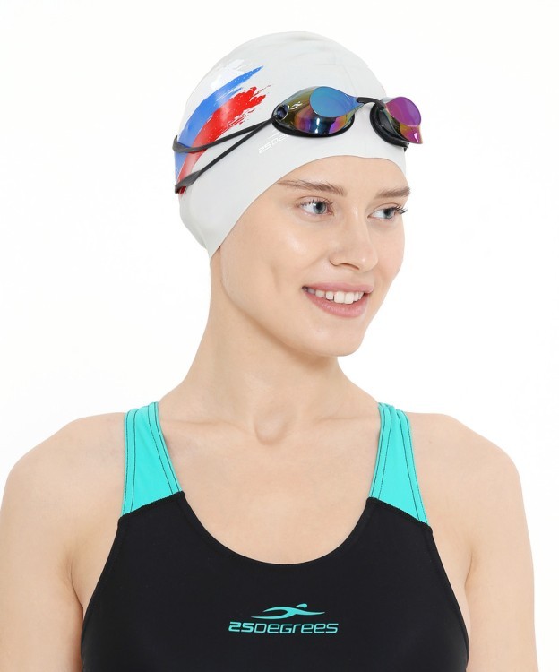 БЕЗ УПАКОВКИ Очки для плавания 25DEGREES Glade Mirror Black (2107743)