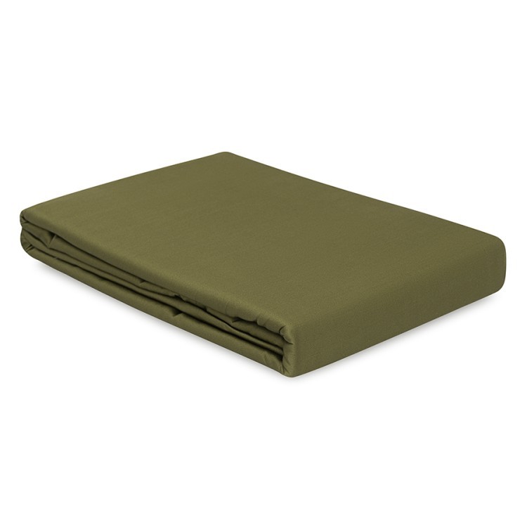 Простыня из сатина из коллекции meditation, olive, 240х270 см (77748) Простыня из сатина из коллекции meditation, olive, 240х270 см (77748)