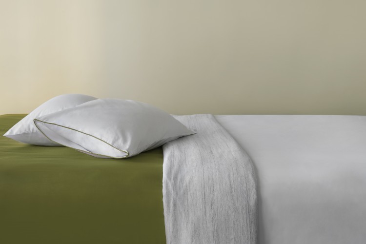 Простыня из сатина из коллекции meditation, olive, 240х270 см (77748) Простыня из сатина из коллекции meditation, olive, 240х270 см (77748)