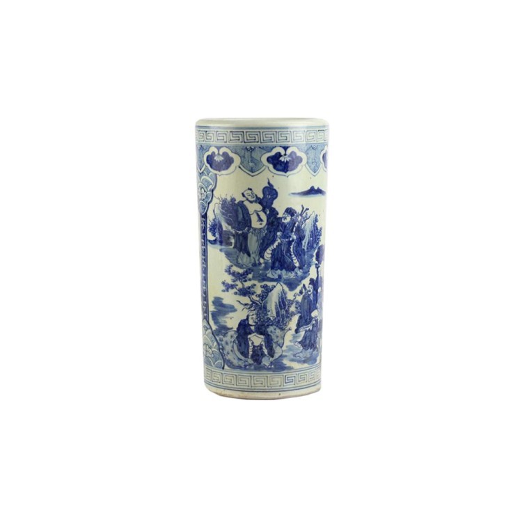 Ваза RZFH04-B, керамика, blue/white, ROOMERS FURNITURE