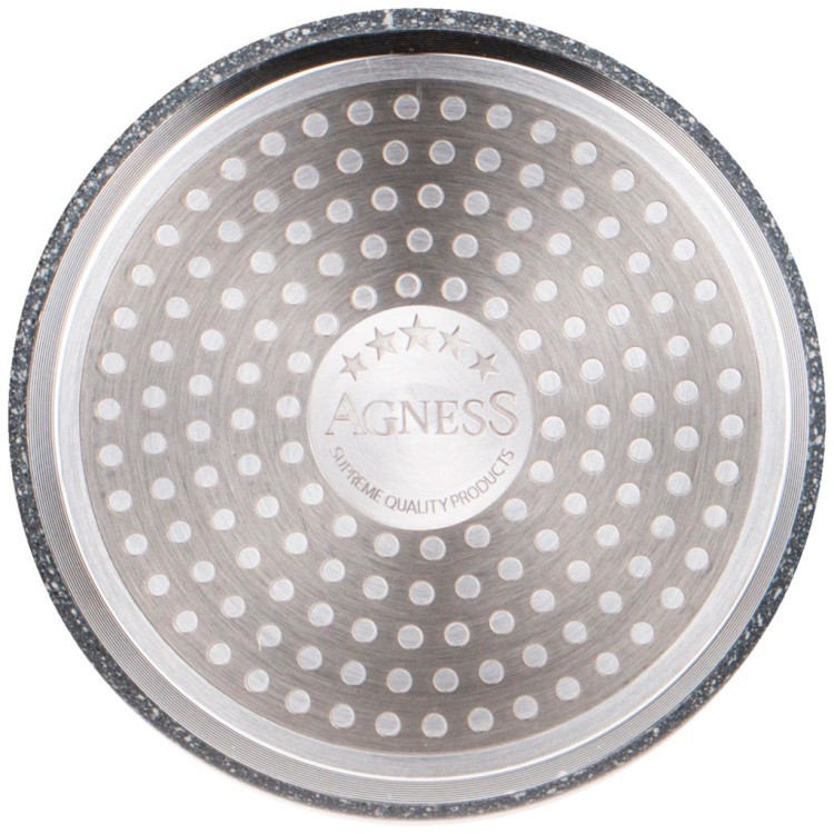 Ковш agness "natural stone" с "гранитным антипригарным покрытием"16*7.5 см 1200 мл Agness (947-564) Ковш agness "natural stone" с "гранитным антипригарным покрытием"16*7.5 см 1200 мл Agness (947-564)