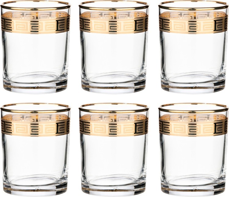 Набор стаканов для воды "истамбул греция" из 6 шт. 255 мл. (кор=4набор.) Алешина Р.р. (484-060)
