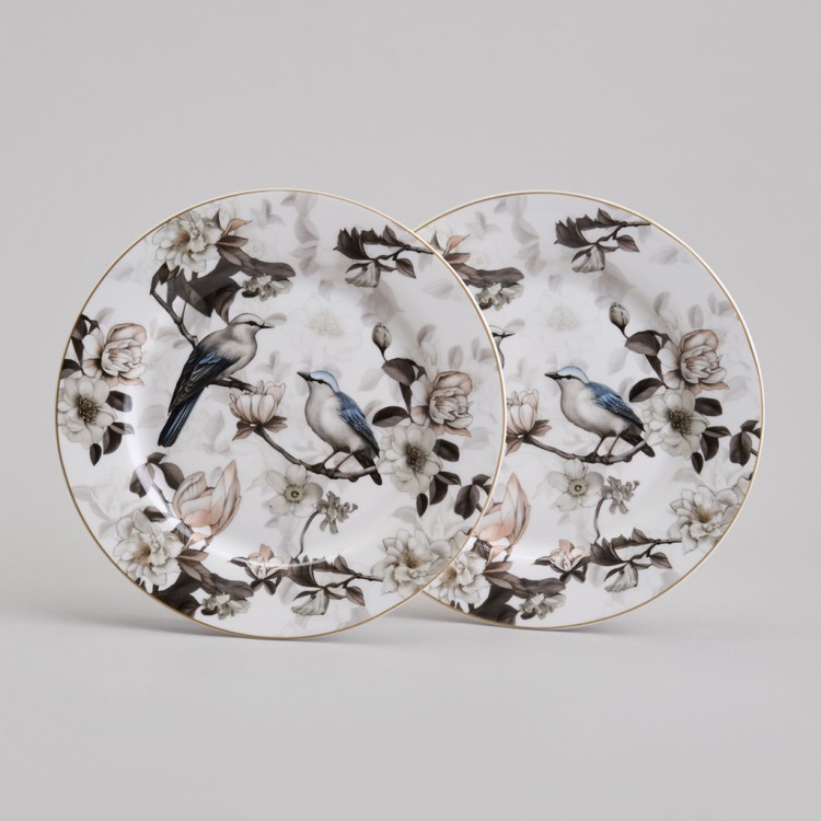Набор тарелок закусочных lefard bohemian birds 2 шт. 20,5см (87-351) 