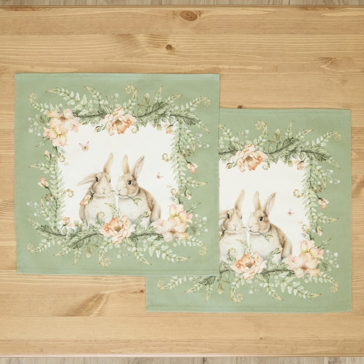 Набор салфеток из 2-х шт "sense" 40х40см, зеленый, 100% хлопок, твил, Lefard (850-753-8)