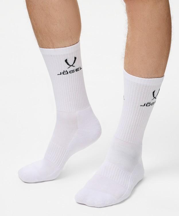 Носки высокие JOGEL ESSENTIAL High Cushioned Socks, белый, 2 пары (1759222)