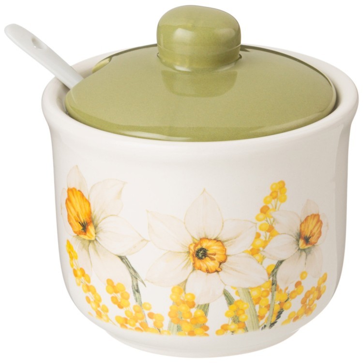 Сахарница с ложкой agness "sunday" 10*9,5 см 300 мл Agness (358-2213) Сахарница с ложкой agness "sunday" 10*9,5 см 300 мл Agness (358-2213)