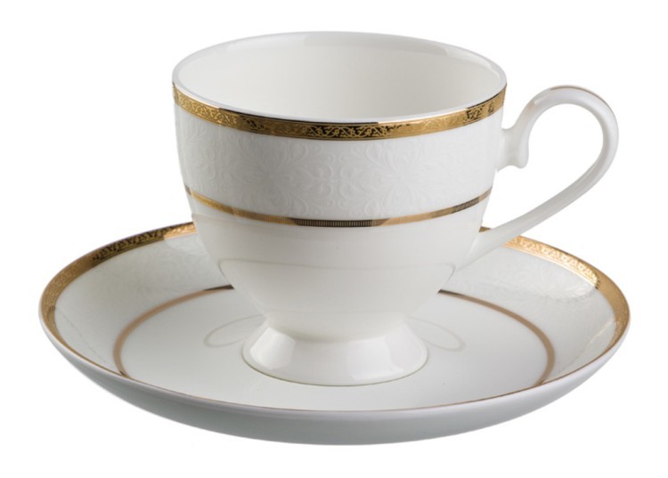 Чайный сервиз на 6 персон 15 пр."бель" 1200/250 мл. Porcelain Manufacturing (440-031) 