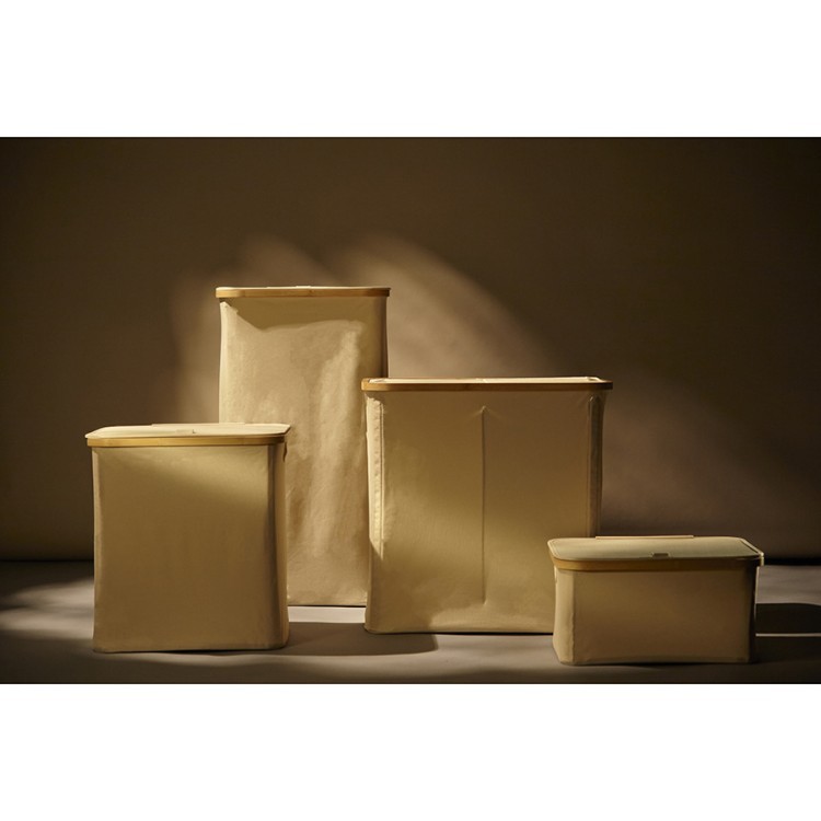 Корзина для белья neat low, 40x33x20 см, молочная (77864) Корзина для белья neat low, 40x33x20 см, молочная (77864)