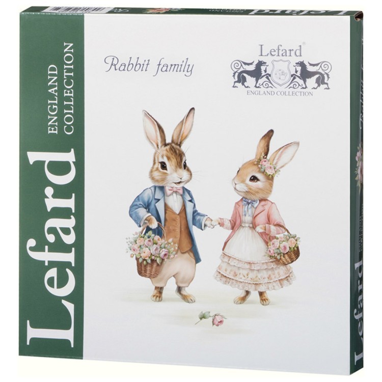 Тарелка закусочная lefard "rabbits family" 20,5 см Lefard (425-289)