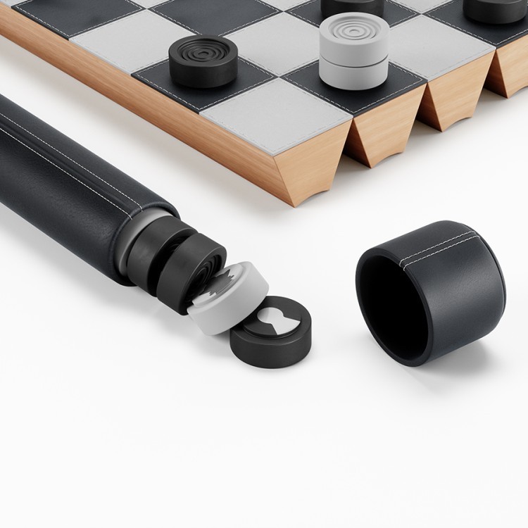 Шахматный набор складной rolz, черный (71428)