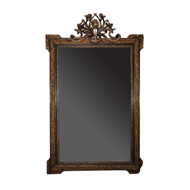 Зеркало Людовик XX век DM- Louis_mirror, дуб, Antic gold, ROOMERS ANTIQUE