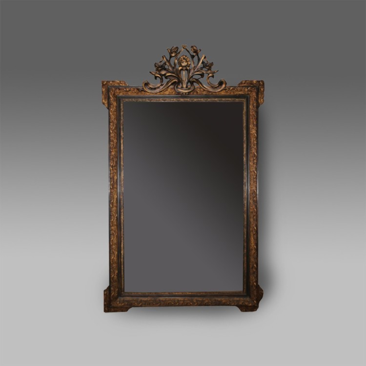 Зеркало Людовик XX век DM- Louis_mirror, дуб, Antic gold, ROOMERS ANTIQUE