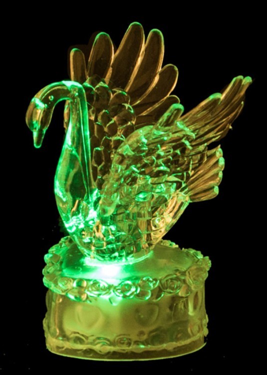 Фигурка с подсветкой "лебедь" 8*8*11 см. Polite Crafts&gifts (786-146)
