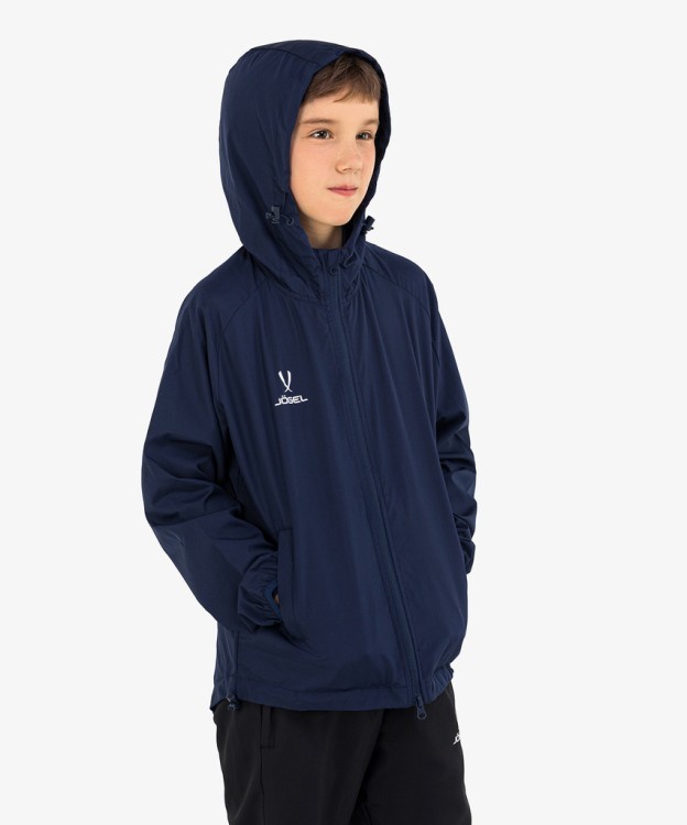 Куртка ветрозащитная JOGEL CAMP Rain Jacket, темно-синий, детский (2095479)