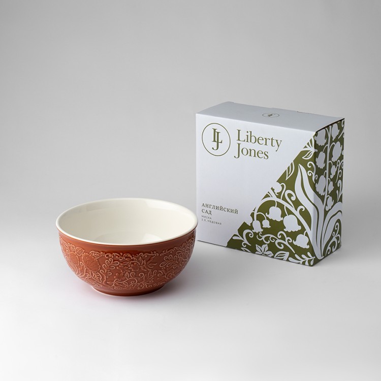 Миска english gardens, 3 л, медовая (80578)