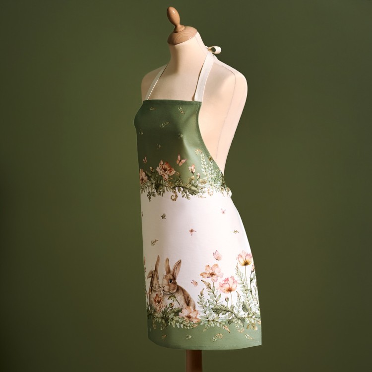 Фартук "sense"60х70см,зеленый 100% хлопок,твил,пропитка Lefard (850-753-7)