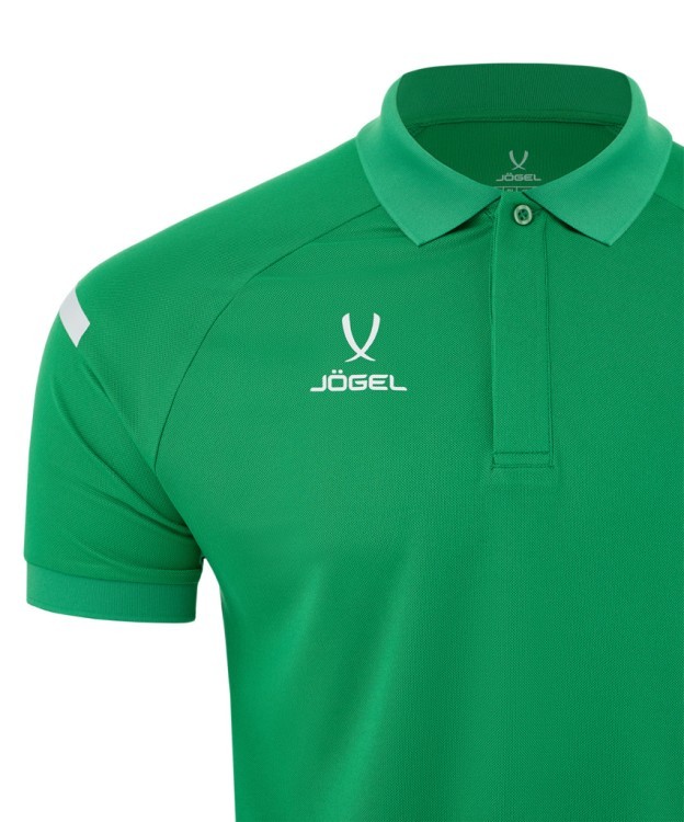 Поло JÖGEL CAMP 2 Poly Polo, зеленый/белый (2121599) Поло JÖGEL CAMP 2 Poly Polo, зеленый/белый (2121599)