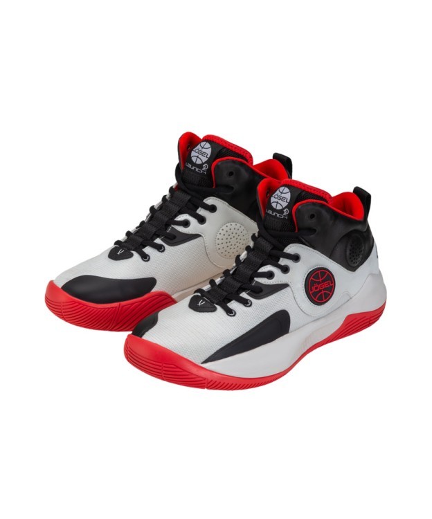 БЕЗ УПАКОВКИ Кроссовки баскетбольные Launch MID, White/black/red (2117776) БЕЗ УПАКОВКИ Кроссовки баскетбольные Launch MID, White/black/red (2117776)