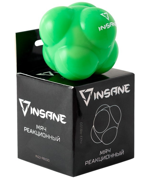 Мяч реакционный IN22-RB100, силикагель, зеленый, диаметр 6,8 см (1854064)