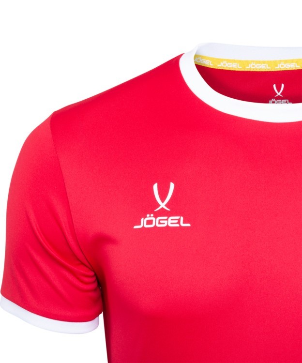 Футболка футбольная JÖGEL CAMP Origin, красный/белый, детский (702135)