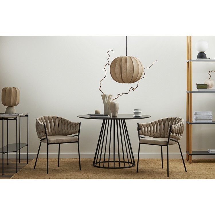 Лампа настольная texture rib, 27х39 см, бежевая (76473) Лампа настольная texture rib, 27х39 см, бежевая (76473)