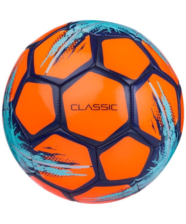Мяч футбольный Classic №5 оранжевый/черный/красный (806926)