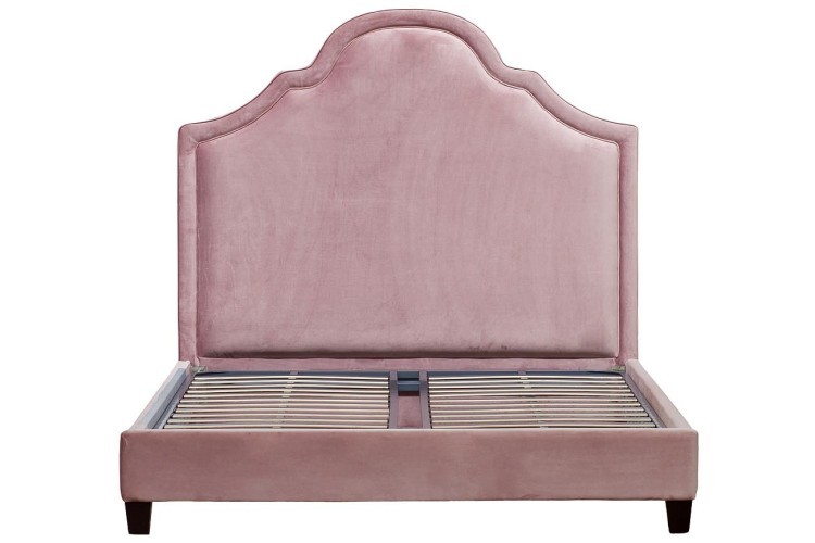 Кровать велюр розовый 191*183*10см (TT-00000749)