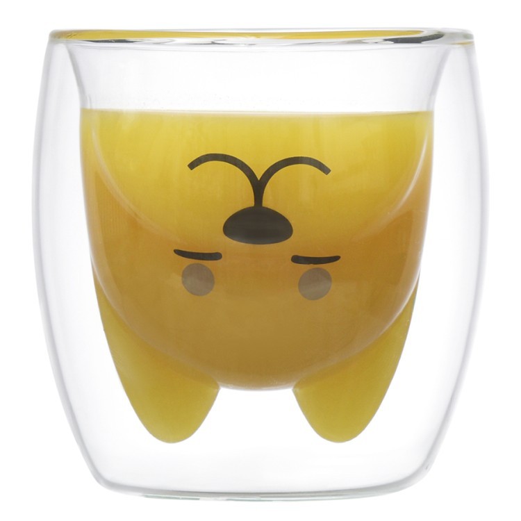 Чашка стеклянная с рисунком dog, 250 мл (74361)