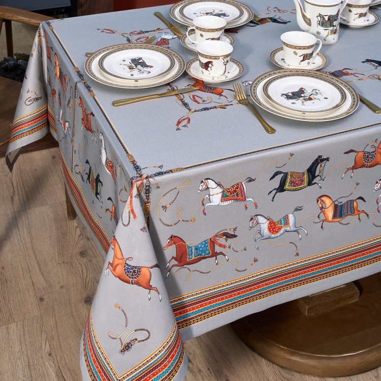 Скатерть "passage" 160х220см ,серый, 100% хлопок,твил c пропиткой Lefard (850-761-21)