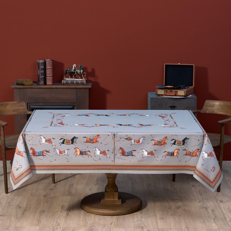 Скатерть "passage" 160х220см ,серый, 100% хлопок,твил c пропиткой Lefard (850-761-21)