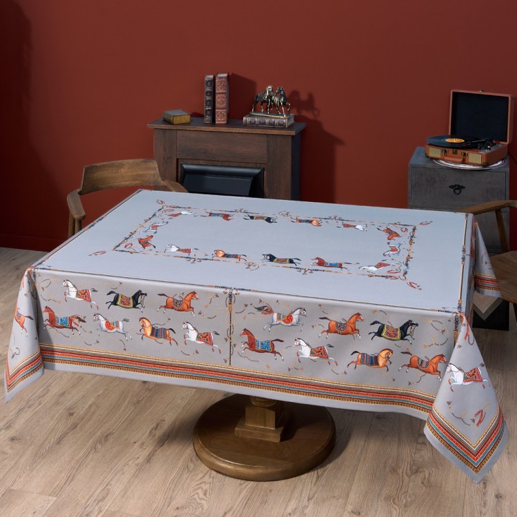 Скатерть "passage" 160х220см ,серый, 100% хлопок,твил c пропиткой Lefard (850-761-21)