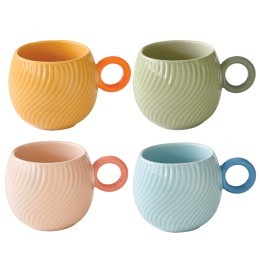 Набор кружек waves, 350 мл, 4 шт. (80340)