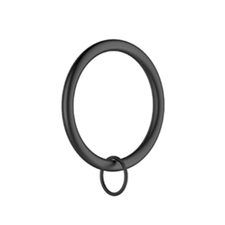 Кольца для карниза link чёрные (52196)