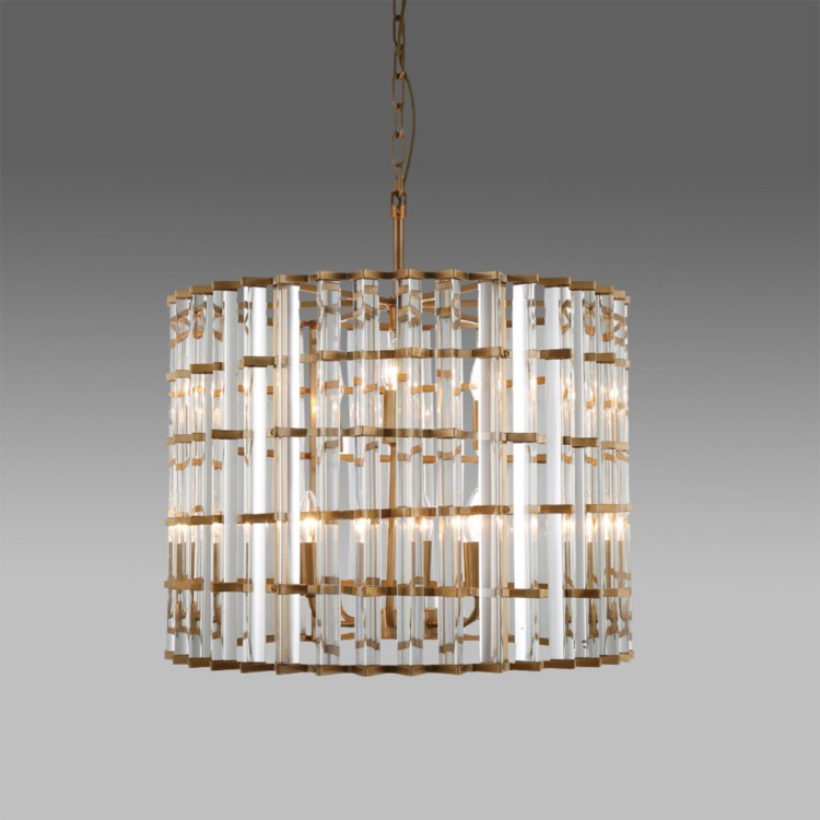 Люстра MD3467-12, металл, стекло, clear, ROOMERS FURNITURE