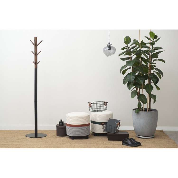 Пуф andrin, светло-бежевый/зеленый (74825)