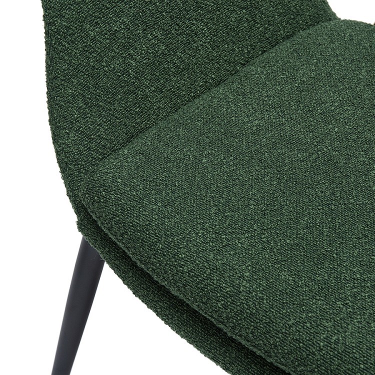 Лаунж-кресло hilde, букле, темно-зеленое (76873)
