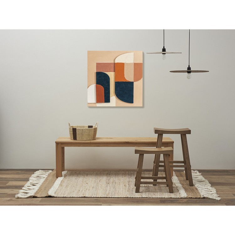 Светильник подвесной vinger, D38х8 см, бежевый (76208)