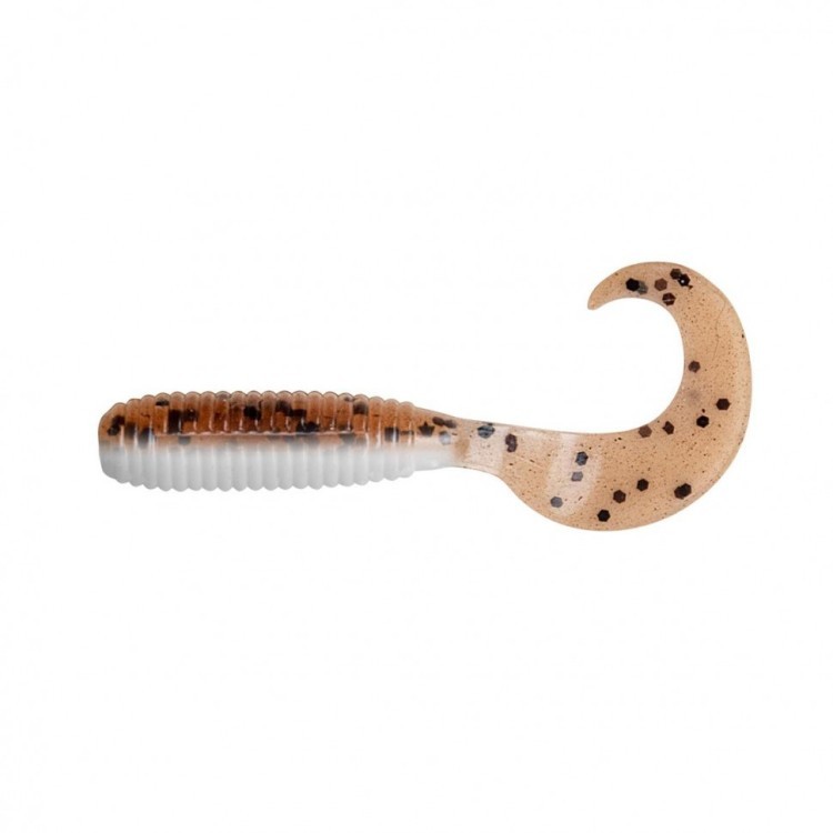 Твистер Helios Тiny Credo 1,55"/4 см, цвет Rusty & White 12 шт HS-8-005 (78238)