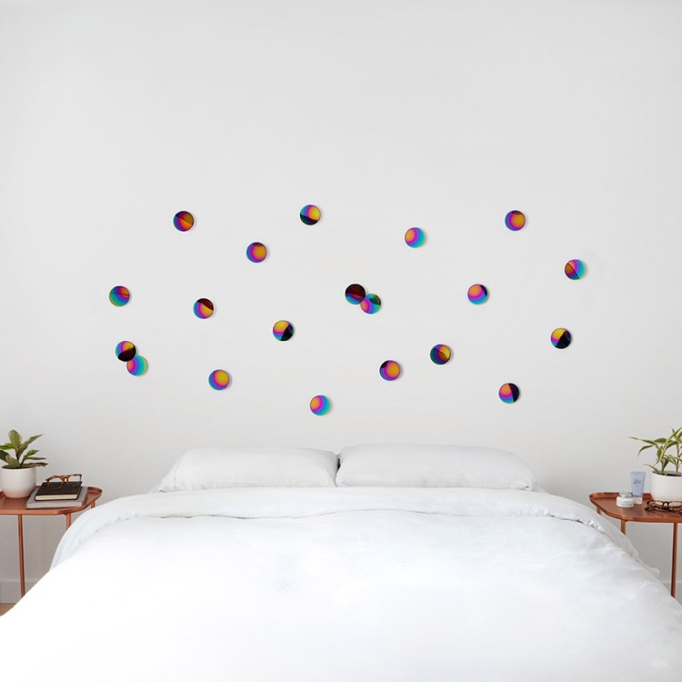 Декор для стен confetti dots радужный (56011)