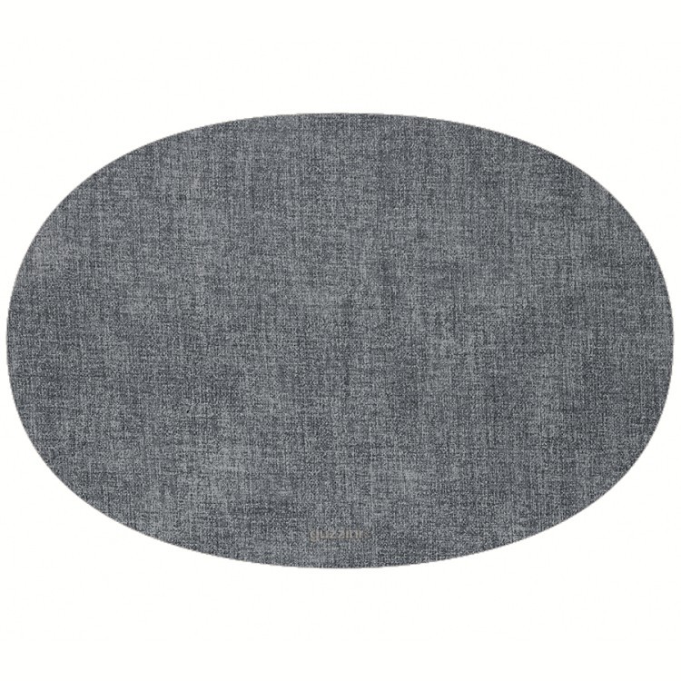 Салфетка подстановочная овальная двухсторонняя fabric, синяя (71912) Салфетка подстановочная овальная двухсторонняя fabric, синяя (71912)