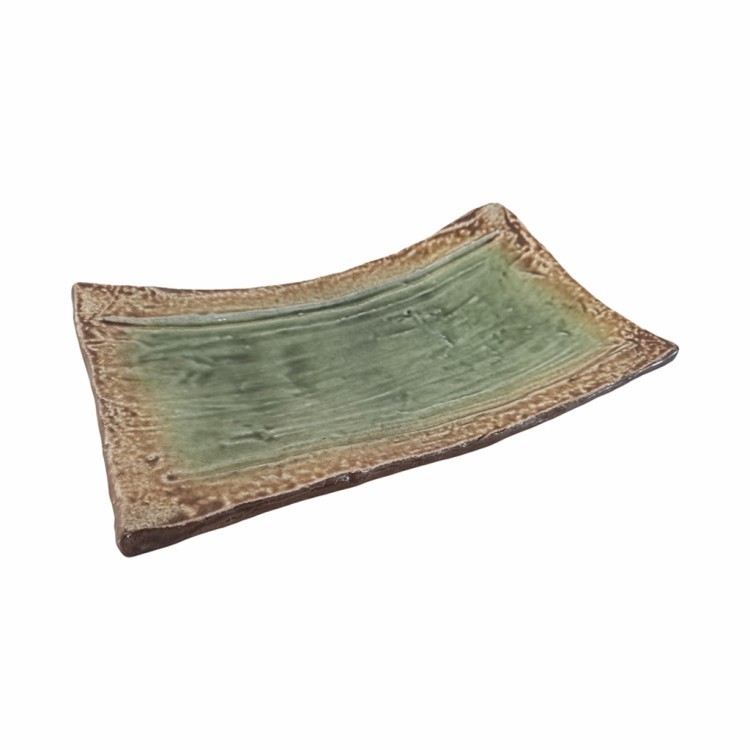 Блюдо SG307005-1, ручная работа/каменная керамика, dark green, ROOMERS TABLEWARE