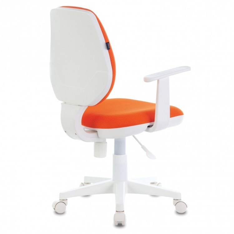 Кресло детское Brabix Fancy MG-201W ткань оранжевое 532410 (1) (84682)